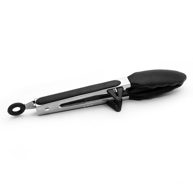 Kitchen Salad Serving Tongs Stainless Steel Handle Utensil JKHW Kitchen Salad Serving Tongs Stainless Steel Handle Utensil JKHW