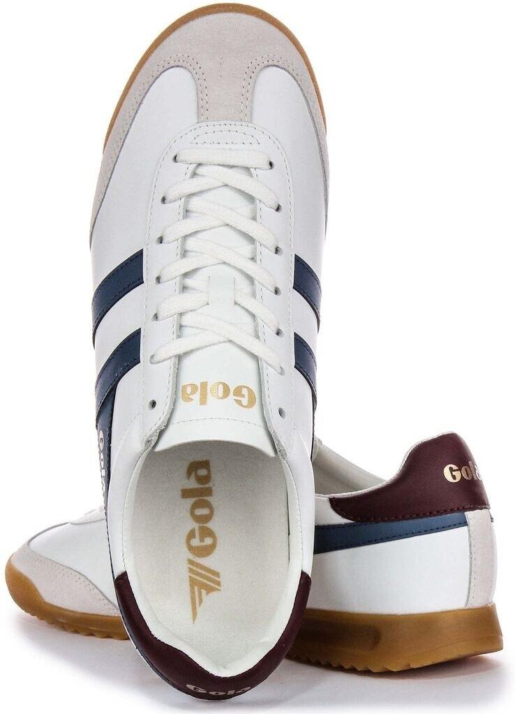 Gola Classics Men's Torpedo Leather Trainers White/moonlight/burgundy