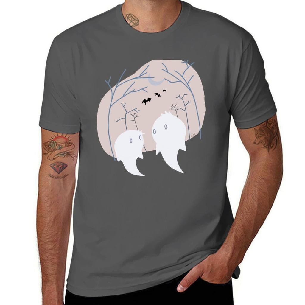 Spooky Forest TShirt Casual All Match Short Sleeve TShirt