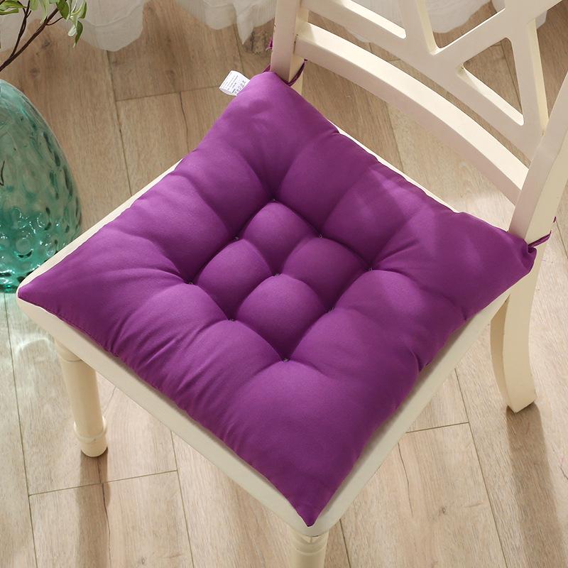 Подушка на стул для ученицы с ремнями - толстый офисный коврик и футон-татами для зимы 40x40cm