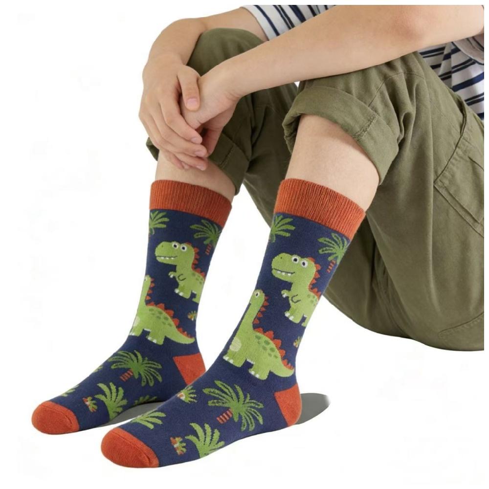 Casual Socks Cotton Sports Daily Animal-Print Socks Unisex Mid-Calf Jacquard Unisex Socks Trendy Socks in Stock