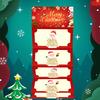 Red Envelope Christmas Surprise Party Money Box Gift Card Surprise Red Christmas Paper Folding Red Envelope.