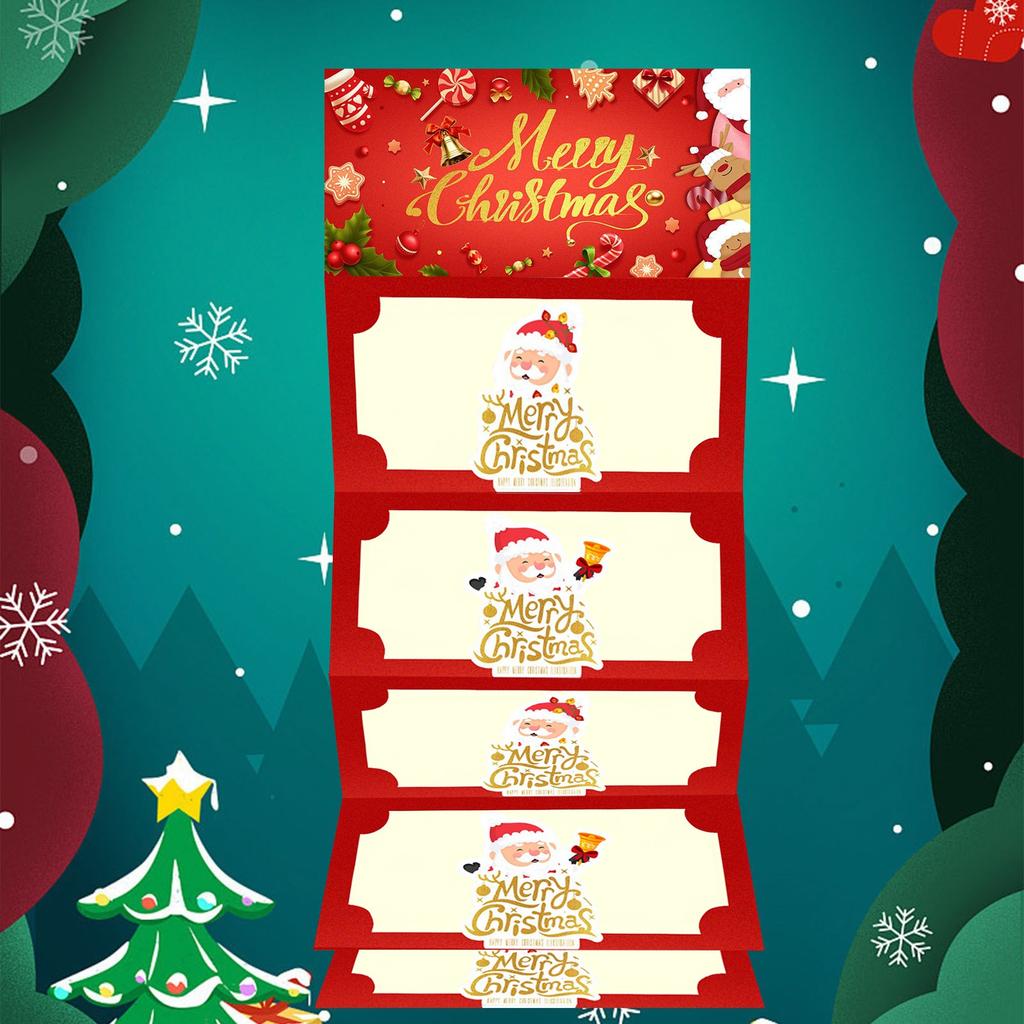 Red Envelope Christmas Surprise Party Money Box Gift Card Surprise Red Christmas Paper Folding Red Envelope.