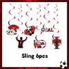 Spanish Football Player Theme Party Decoratiaons Soccer Star Balloon Set Boy Birthday Party Supplies Cr&7 Backdrop Banner Props