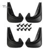 Truck Fender Set 4Pcs Car Mud Flaps with Screws Universal Fit PVC Auto SUV RV Easy Installation Front Rear Wheel Splash Guard Automotive Exterior