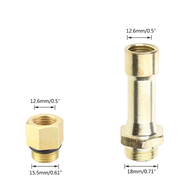 High Pressure Gauge with 14mm Outer Thread Metal Pressure Gauge Anti-knock Pressure Gauge Measuring Range 0-16 MPa