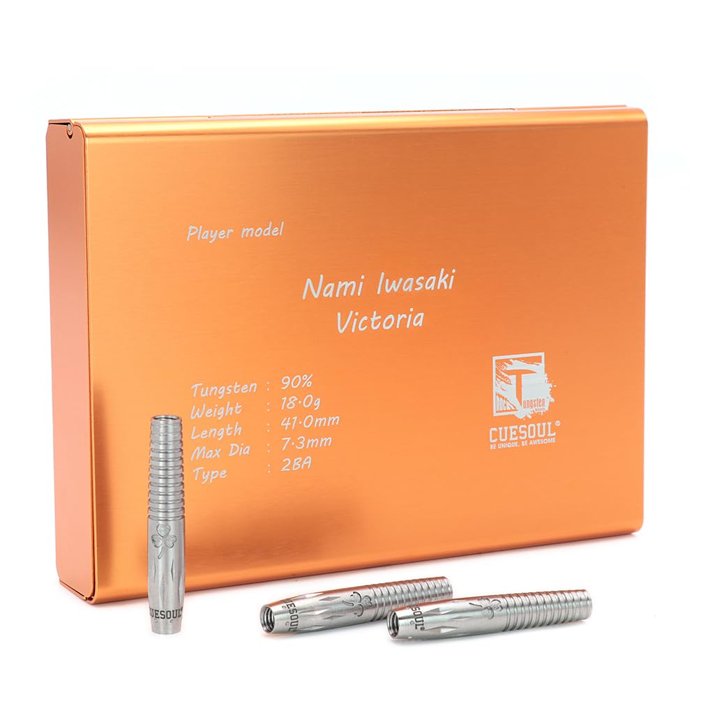 CUESOUL 2BA Soft Tip Tungsten Set of 3 90% Barrels, (CSDP-BS038)