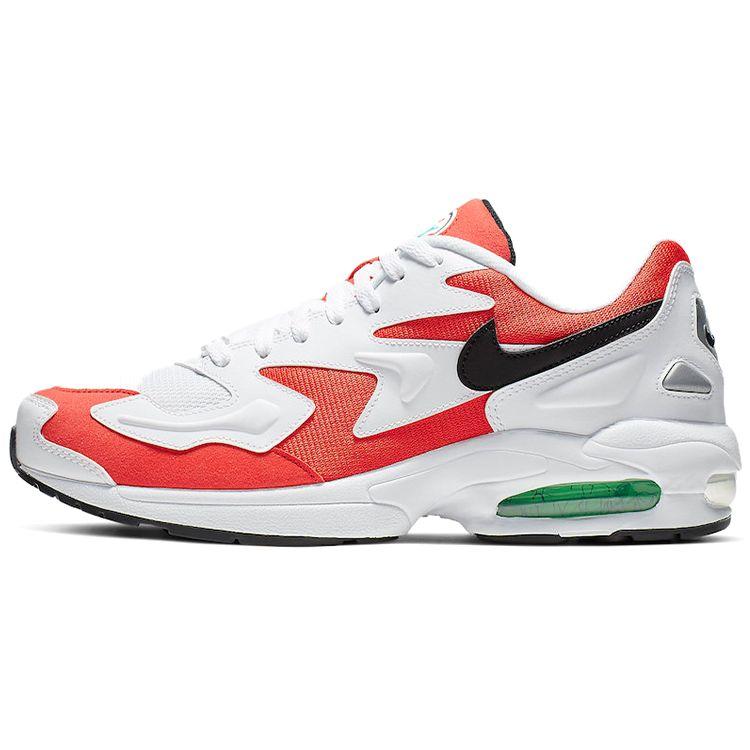 

Кроссовки унисекс Nike Air Max 2 Light Habanero Red White Black-Habanero-Red-Cool-Grey AO1741-101