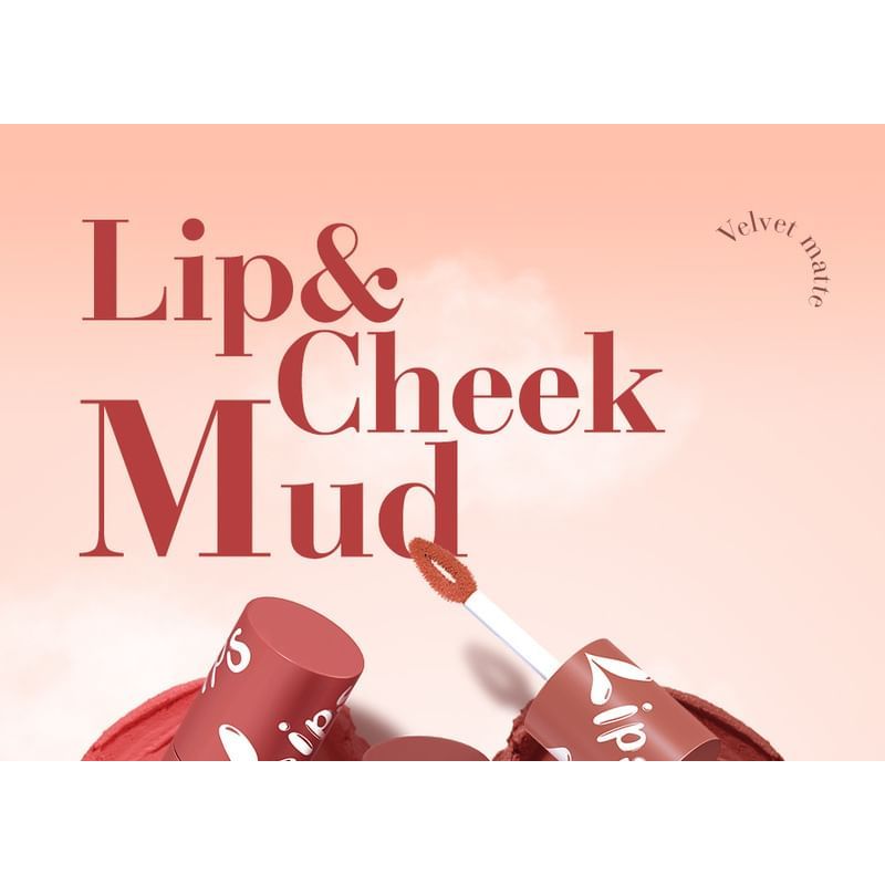 O.TWO.O - Velvet Matte Lip & Cheek Mud (7-11)