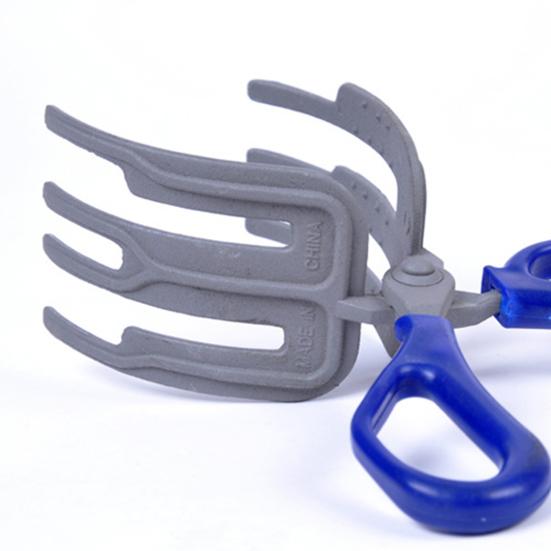 Fiskegriper 3-klør Anti-skli ergonomisk håndtak Multifunksjons fisketang Grabber Fiskekontroll Clamp Catcher Tong Utendørs fisketilbehør
