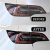 Rear Headlamp Car Styling Sticker For Tesla Model 3/S/Y Headlamps TPU Smoked Black Taillight Protector Film Accessories