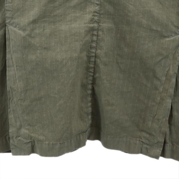 ASPESI made in Italy Striped Pattern tailored jacket Khaki x White Men's Used