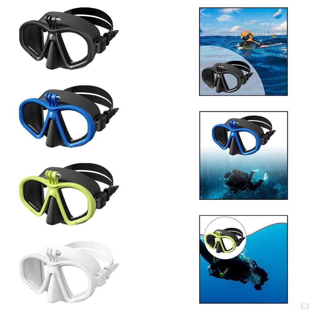 Adjustable Snorkel Gear with Diving Glasses for Aquatic Sports