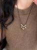Retro Long Pull-out Pendant Necklace - Versatile Fashion Accessory for Girls