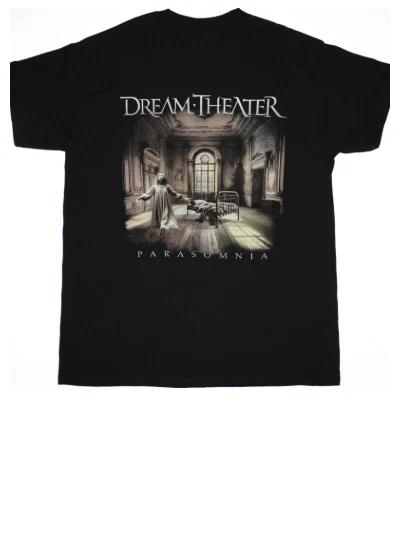 Dream Theater – Parasomnia – Progressive Metal Tee (New Black, Merch) S