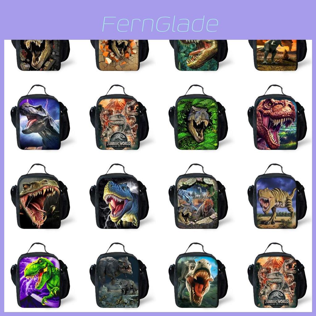 Jurassic World Dinosaur Lunch Bag Insulated Thermal Cooler For Students And Picnics