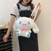 Kawaii Sanrio Plush Backpack for Girls, Cute Kuromi Cinnamoroll My Melody Cartoon Anime School Bag, Lightweight Travel Bag