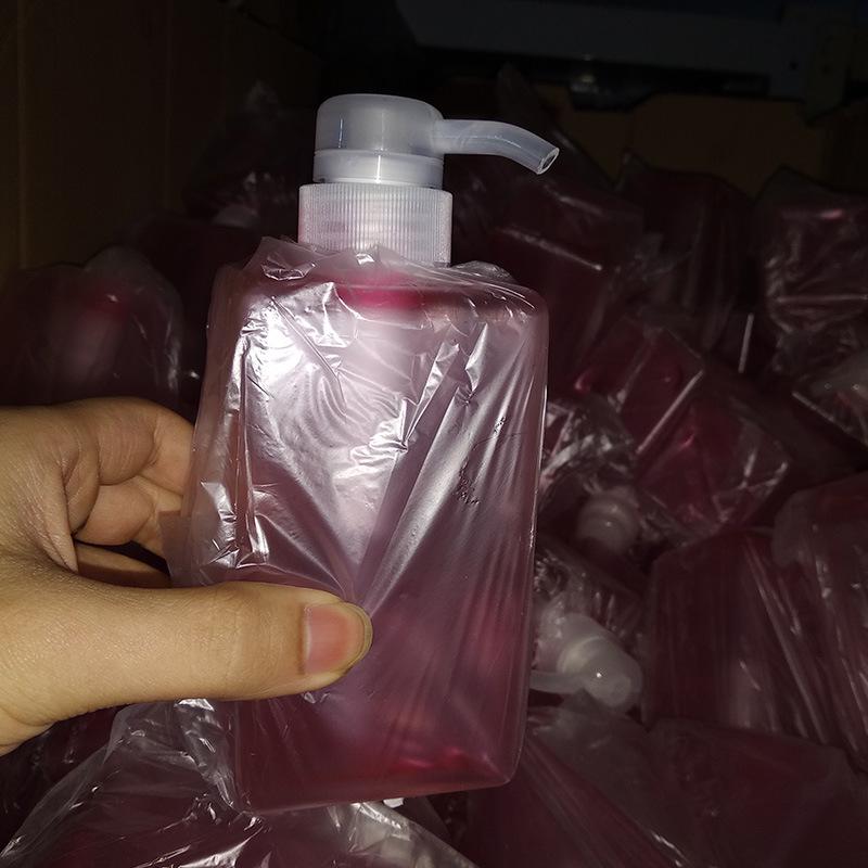 Push-Type Foaming Hand Sanitizer Bottle - Transparent for Hotel Use