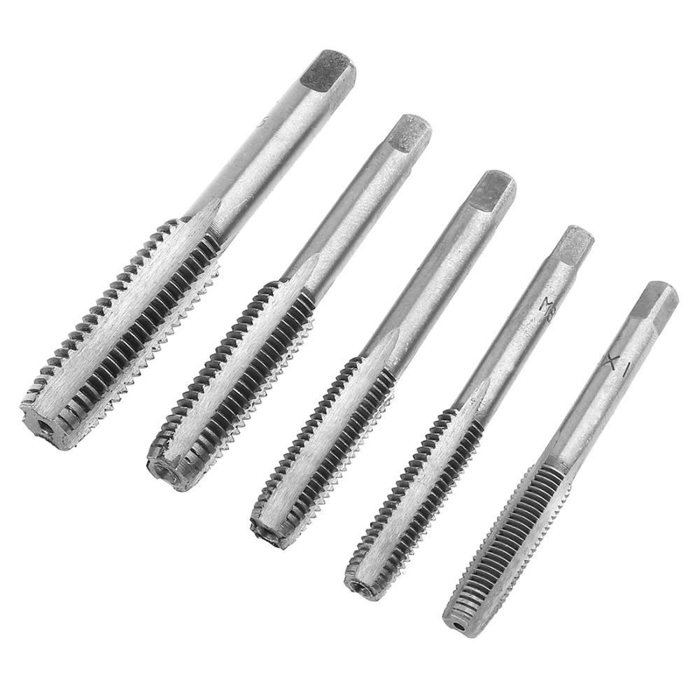 20PCS/SET M3-M12 Metric Tap And Die Set Thread Tap And Dies Adjustable Tap Wrench Threading Tools Screw Tap Hand Tools