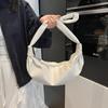 Soft Leather Shoulder Bag Crescent Armpit Bag New Horn Dumpling Bag Large Capacity Minimalist Lazy Wind Messenger Bag
