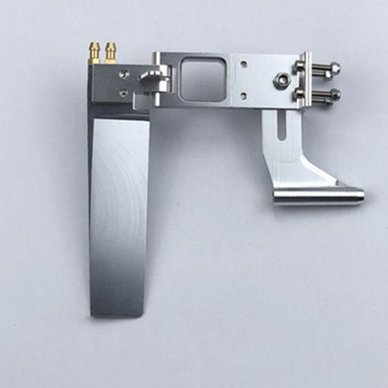 Aluminum 4mm Shaft Bracket with Integrated Water Suction Rudder Ensuring Stable Steering in Boats Easy Installation