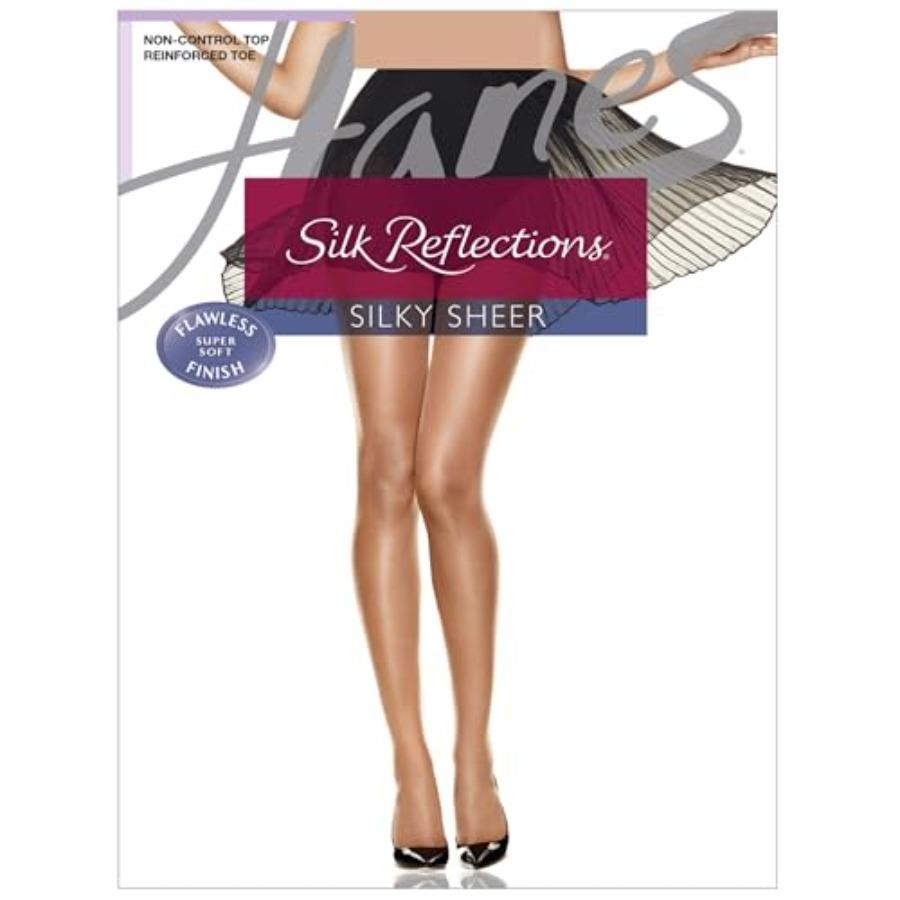 Non Control Top, Reinforeced Toe Pantyhose