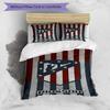 Atletico Football Club Printed Pattern Duvet Cover Set – includes 1 duvet cover and 2 matching pillowcases Bedroom decor Christmas gifts