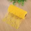 10 Yard   Wedding Party Decoration Table Runner Chair Sash Floral Lace Tulle Roll (Red)