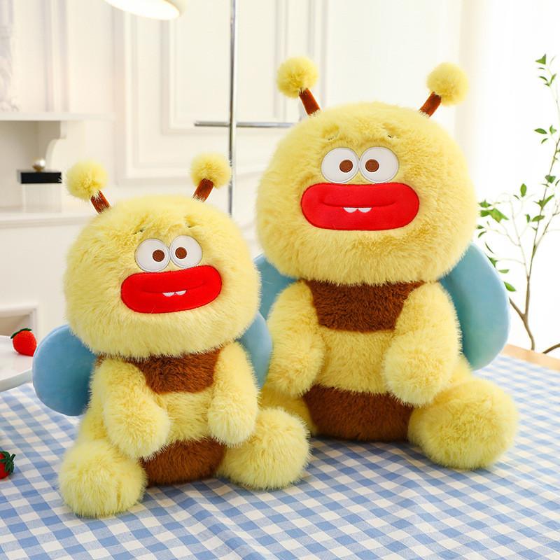 Adorable Bee Plush Toy Soft Cuddle Pillow For Kids And Girls 35cm To 90cm