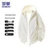 ROMON Men's UPF50+ Quick-Dry UV Protection Hooded Jacket