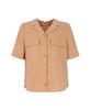 SOUP Open Collar Double Pocket Short Sleeve Shirt (Oa6Sst5)