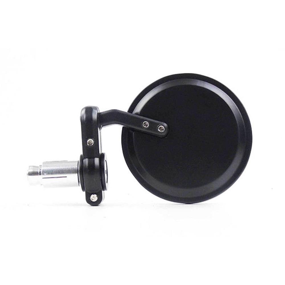 1 Pair 7/8inch Universal Round Handlebar End Motorcycle Rearview Side Mirror