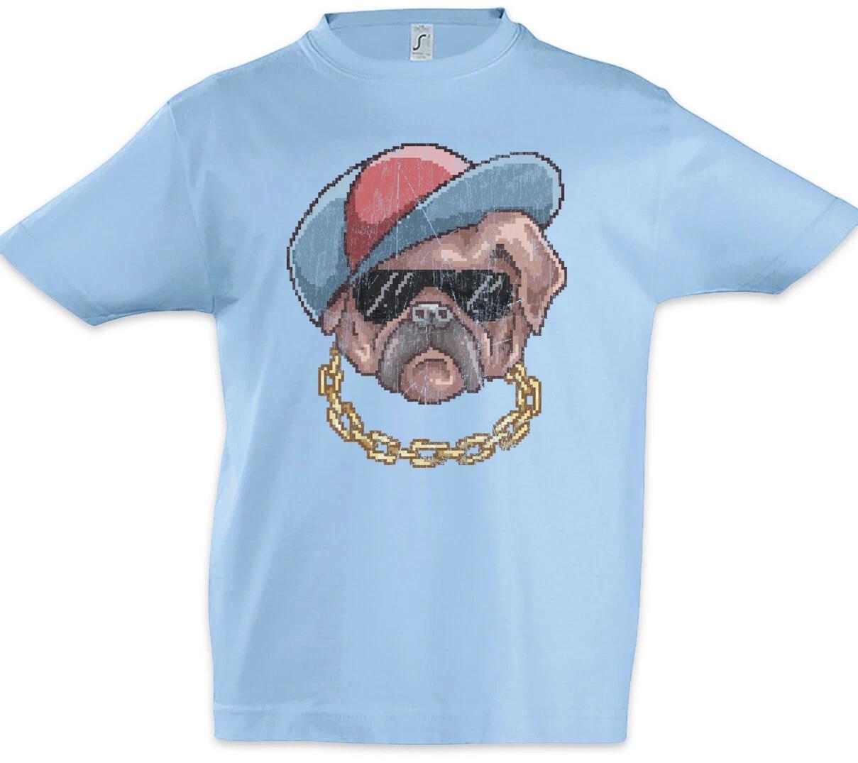 Pixel Pug Life Kids Boys kids boys T-Shirt Fun Dog Love OG Gangster Gamer Pug Dog 150
