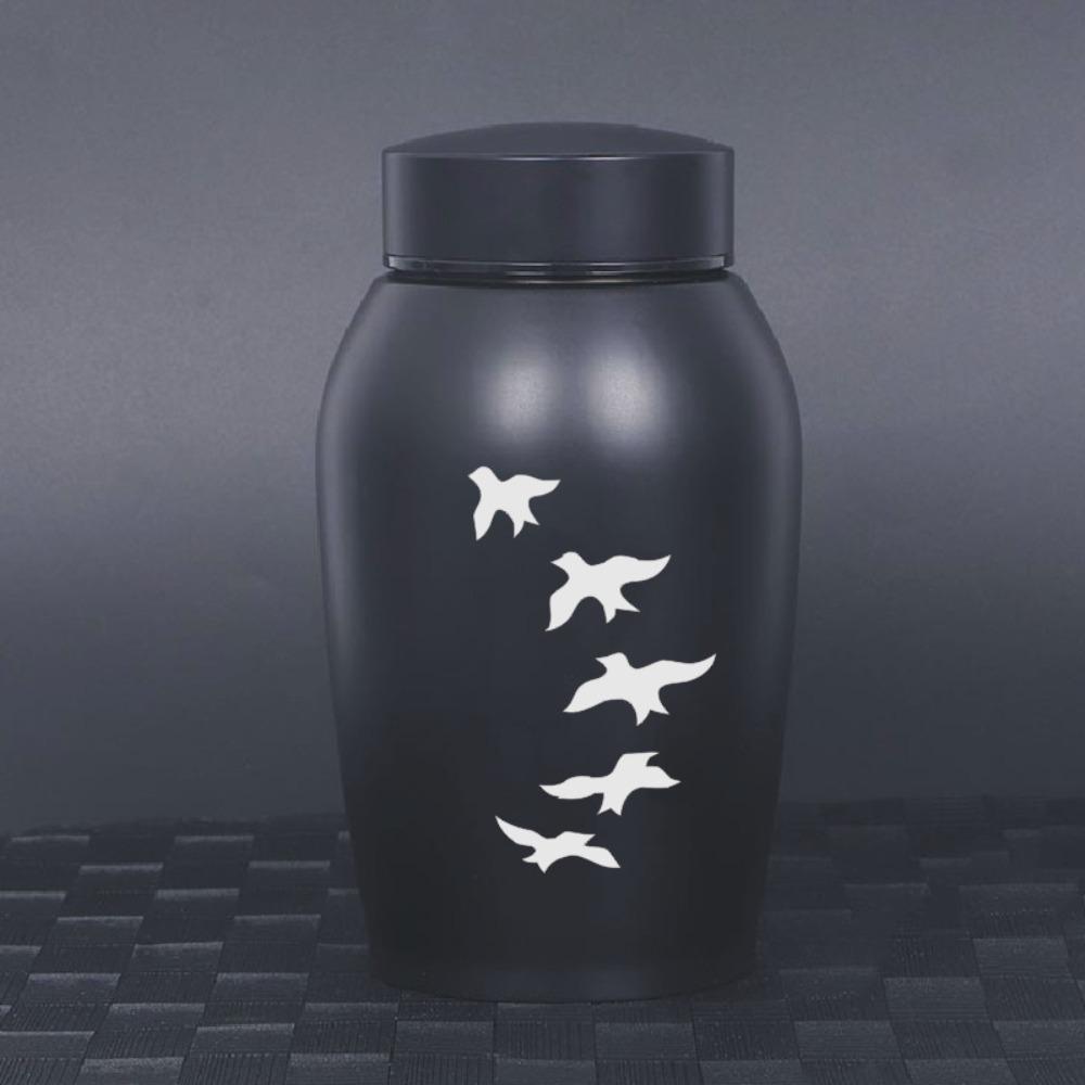 Портативная урна для праха питомца из нержавеющей стали, мемориальная урна для питомца, герметичная похоронная урна для мелких животных Style 1