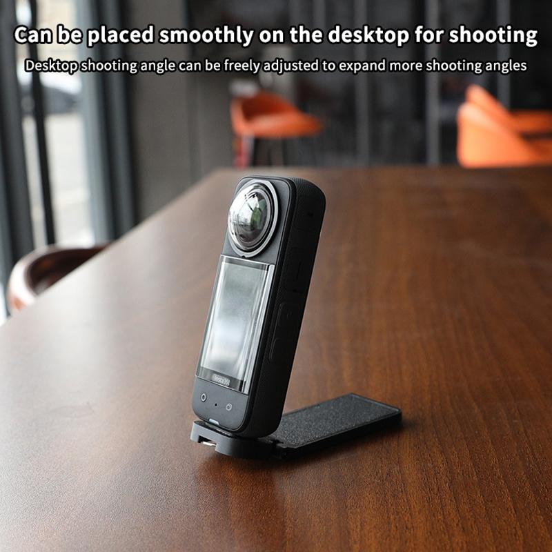 Suport magnetic pentru cameră sport pentru camera de acțiune Insta360 X3 X4 Suport suport de birou Bază montată pe perete pentru video video auto Vlog