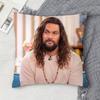 JJason Momoa Doublesided Printed Square Decorative Cushion Cover for Sofa Living Room Home Decor