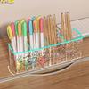 Large Capacity Desk Cosmetic Storage Box Acrylic Lipstick Eyebrow Pencil Organizer  for Home Office