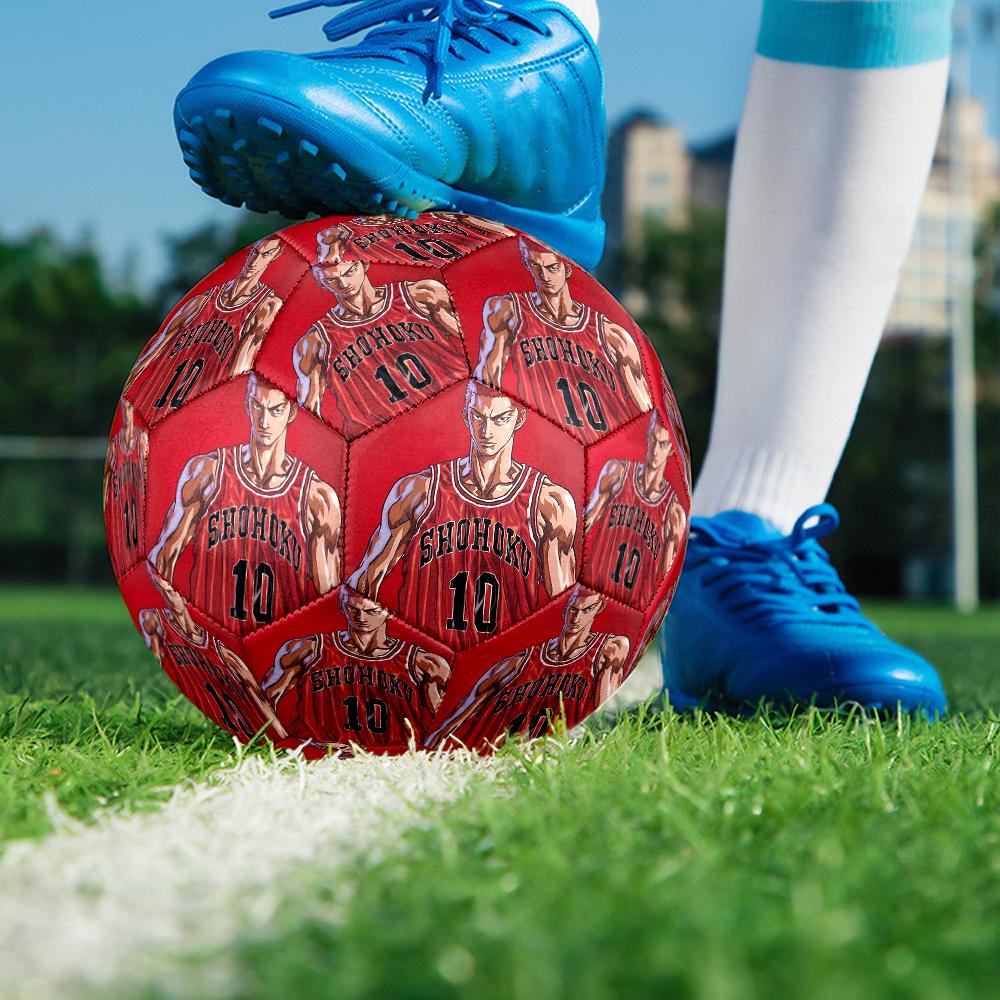 Slam Dunk Theme Size 5 Soccer Ball, Suitable for Both Indoor and Outdoor Matches, a Gift Suitable for Everyone.