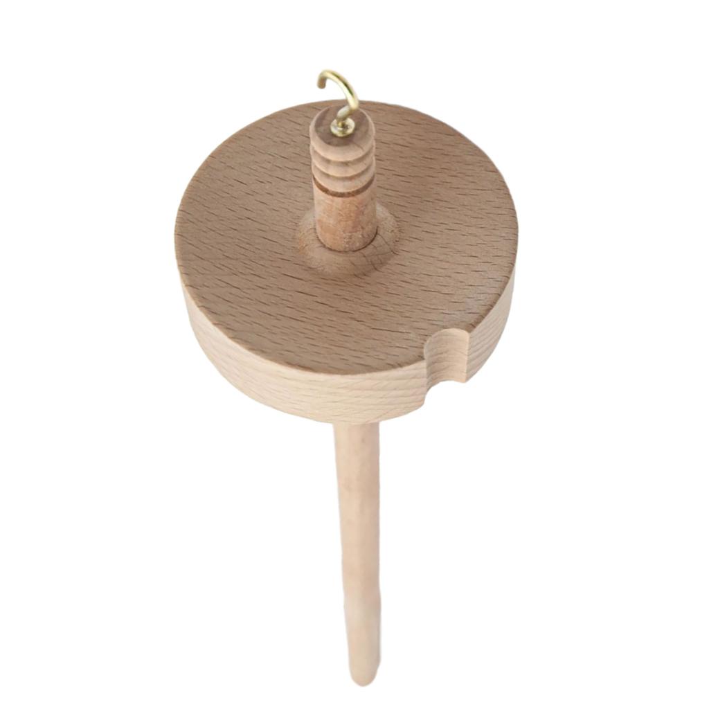 Drop Spindle Top Whorl Yarn Spinner Wheel Wood Drop Spindle Top Whorl Yarn Spinner Wheel Tool for Beginner Yarn Making