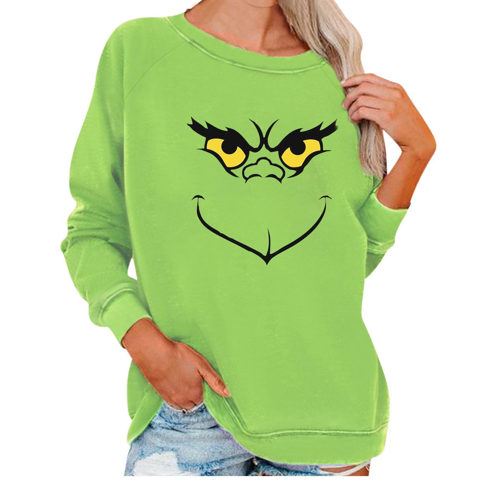 Женский повседневный и модный свитер с круглым вырезом — фото 10