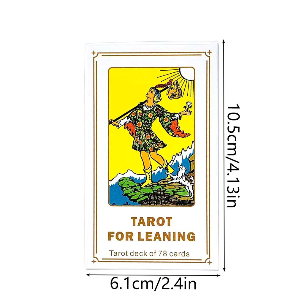 NEW Tarot For Leaning A 78PCS Cards Great For Beginners, Meditation & Party Games,Halloween and Christmas Gifts