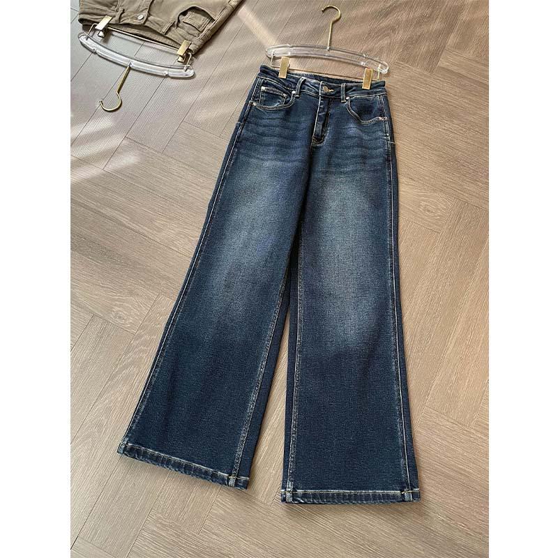 

King~Five Brushed Stretch Flared Jeans - Exceptional Quality and Craftsmanship Size 25 синий