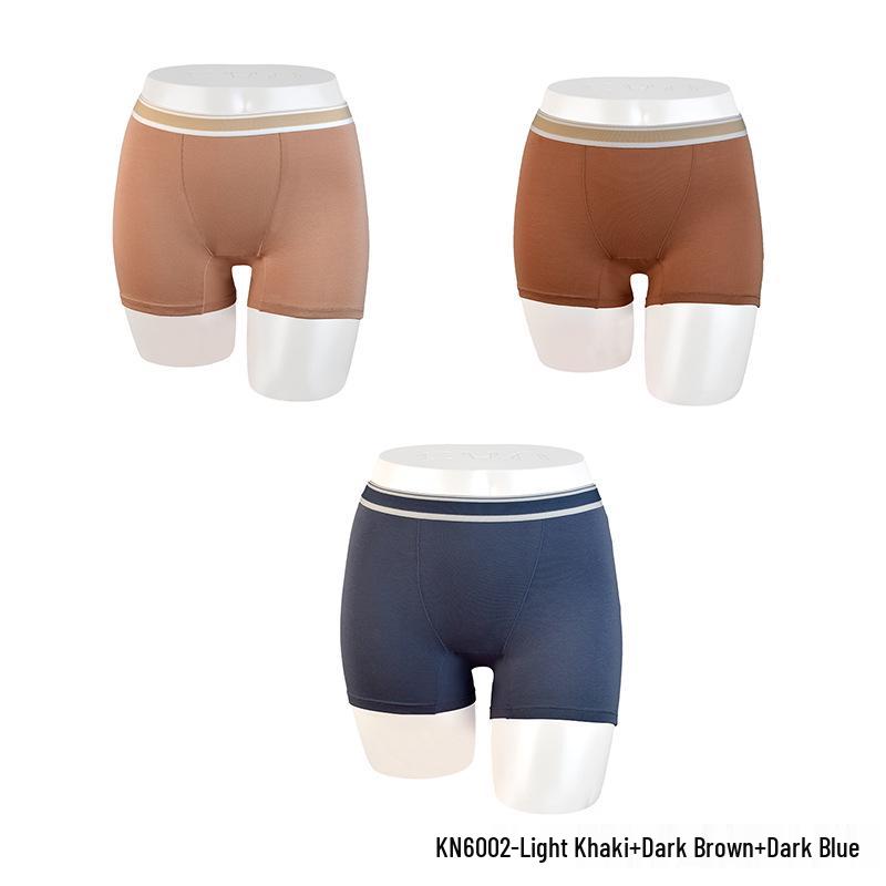 Women's Sport Extra Long Pure Cotton Breathable Anti-Chafing Boxer Briefs