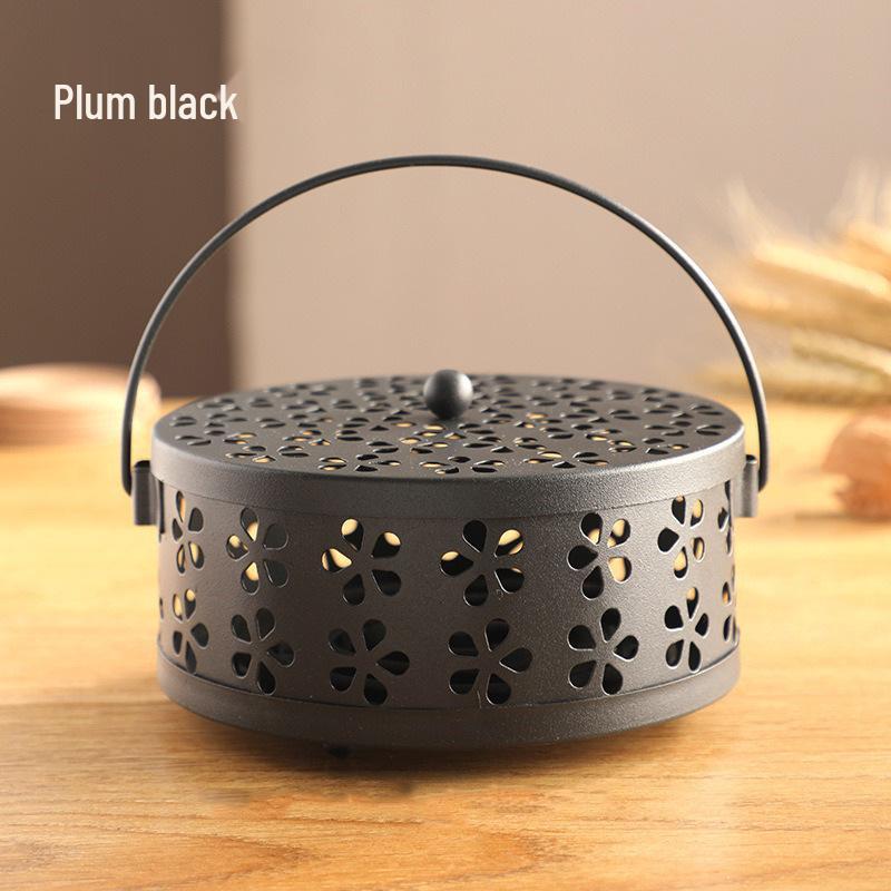 Creative Cat Paw Indoor Aromatherapy & Mosquito Coil Burner - Fireproof Wrought Iron Holder