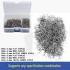 1000PCS Plastic Welder Kit: Bumper Repair Welding Tools & Nails with Welding Gun & Wire