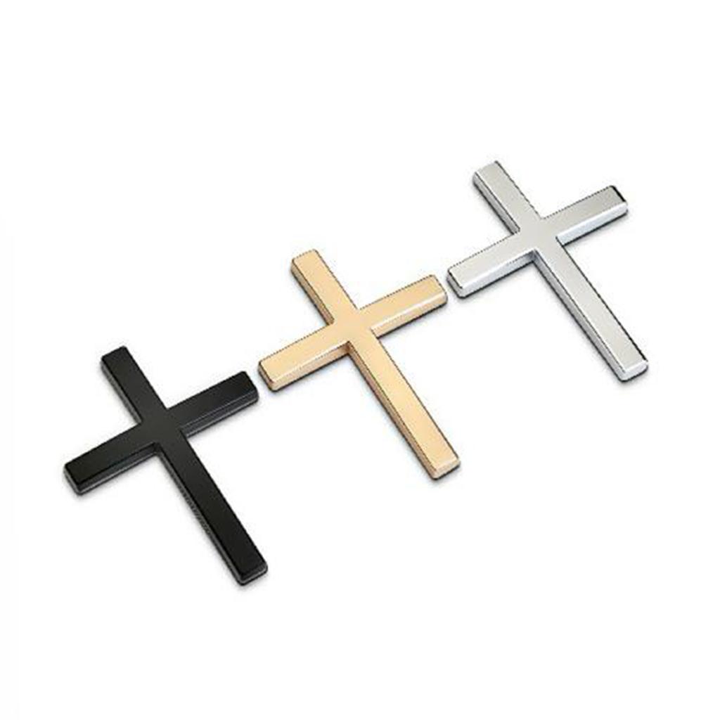 Christian Cross-Sticker SUV Car Body Christian Symbols Car Badge 3D Metal Design Emblem Badge For Personalized Vehicle Exterior