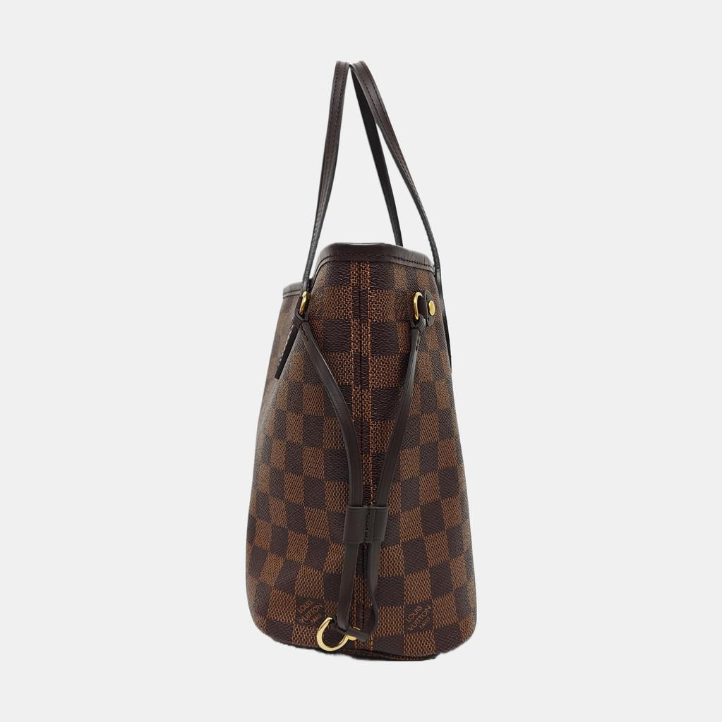 [Pre-Owned] Neverfull PM Checkered Coated Canvas With Leather Trim Tote Bag - Very Good #1VALIZG