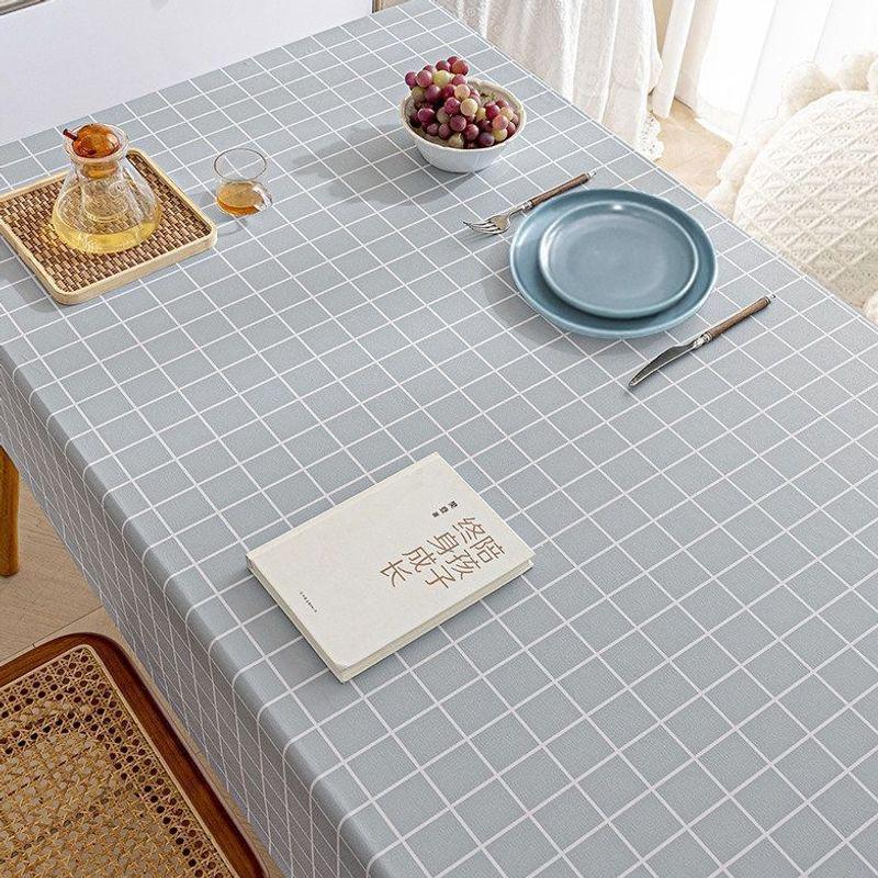Waterproof & Oil-Proof PVC Tablecloth - Washable Student Rectangular Desk & Dining Table Mat