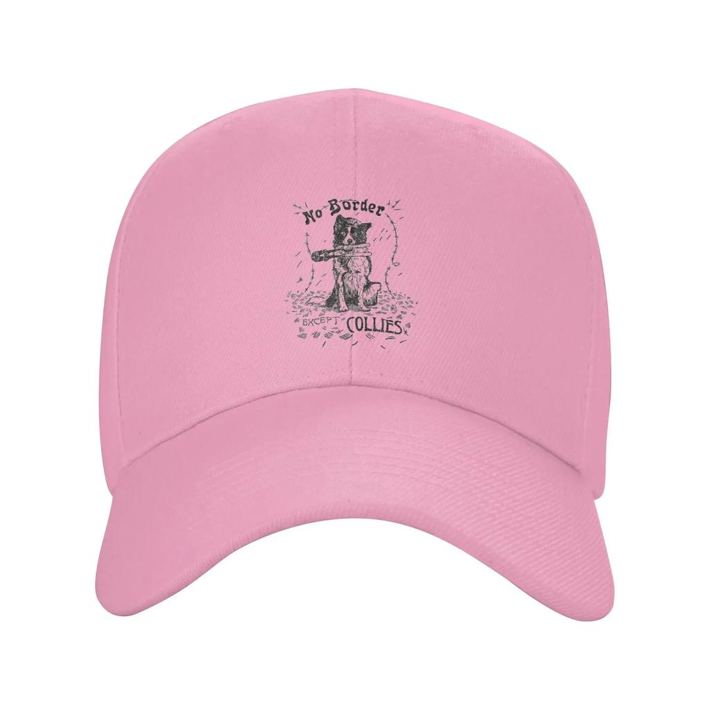 Unisex Baseball Hats No Border Except Collies Outdoor Streetwear Summer Sports Baseball Caps Hip Hop Cap Casquette Hats