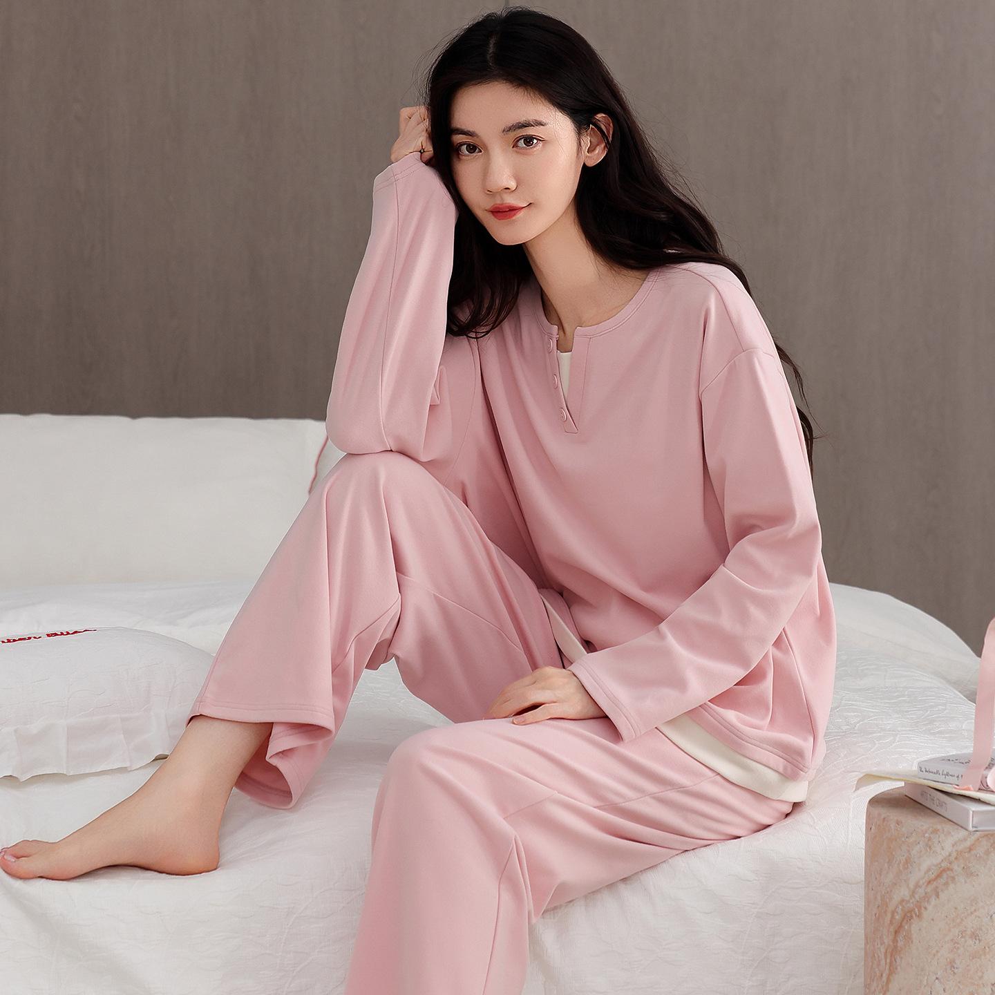 

Немецкая бархатная пижама женская зимняя тонкая бархатная теплая с длинным рукавом осенне-зимние модели высококлассный комплект домашней одежды из двух частей 2XL